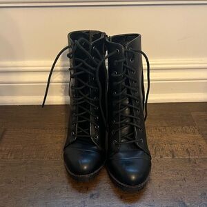 Women’s Black Combat Boots